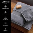 Miracle Made Silver Infused 3-piece Antibacterial Silver Tech Towel Set In Grey