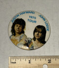 1975 Moody Blues Pinback 2  Button John Lodge   Justin Hayward Vintage Blue Jays