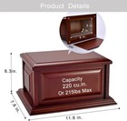 Wood Urn  Professional Wooden Urns For Human Ashes Adult cremation Urns  mdf 