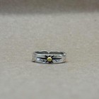 Silver Sun Ring  Two Tone Celestial Ring  Adjustable Y2k Ring  Vintage Boho Jewe