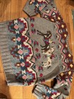 150 80s Vintage Ralph Lauren Country Horse Intarsia Indian Sweater M Rare Unisex