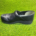Dansko Xp 2 0 Womens Size 10 5 Black Casual Leather Professional Clogs Shoes