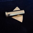 Vintage Stratton  2 England Lipstick Case Holder Fan Mirror Compact Gold Tone