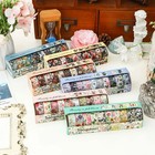 10 Rolls Retro Flowers Washi Tapes Scrapbooking Supplies Washi Tape Plants Diary