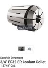 New  Sandvik A393 15-er32 3 4    Coolant-thru Collet _multiple In Stock_fast Ship 