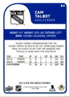 Cam Talbot Signed 2025 26 Upper Deck New York Rangers Centennial Card  84