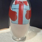 Vintage Bear Glass Bottle Flip Top Lid Jar Retro Animal Kitchen Decor