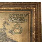 Antique Lyons    California Glac   Fruits Wooden Box San Francisco Mission Label