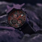 Fate stay Night Excalibur Saber Alter Six Pin Watch Solar Powered Wristwatchs  