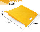 Maxxhaul Portable Curb Ramp 1000 Lbs Capacity Heavy Duty Polypropylene Loading R