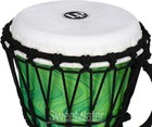 Latin Percussion World 7  Rope Circle Djembe - Green Marble