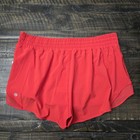 Lululemon Hotty Hot Shorts 2 5  Red 14