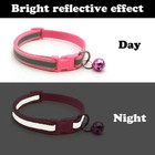 Cat Collar With Bell  2-pack Basic   Reflective Cat Collar With Bells For Xxs Xs