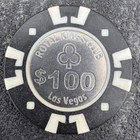 Lot Of 4 Vintage Royal Kings Club  1  5  25  100 Poker Chips Las Vegas Casino
