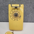 Vintage Rotary Phone Bell System By Western Electric Yellow Wall Mount 1940s-60s