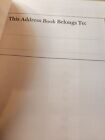 Address Book Large Print Floral New
