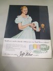 Breck Beautiful Hair Three Shampoos 1955 Original Print Advertising Young Girl