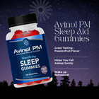 Avinol Pm Sleep Gummies - All Natural Ingredients  Great Tasting Flavor  60ct
