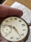 Ancre Coin Silver Vintage Swiss Pocket Watch 