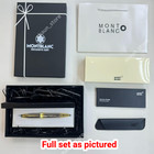 Montblanc Silver Gold Fountain Pen Luxury Metal Executive Writing Gift Edition