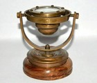 Antique Brass Nautical Gimbal Compass Vintage Ship Binnacle Gimballed Gift Item