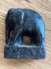 Burma Burmese Myanmar Antique Folk Art Hand Carved Wood Elephant 2 5  X 2 