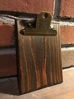 Wood Restaurant Drink Menu Clipboard