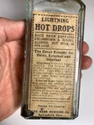 Antique Labeled Bottle Lightning Hot Drops Herb Medicine Co Springfield Ohio