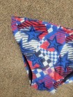 New Speedo Overdrive True Cobalt Red White Blue Mens Size 38 Swim Shorts Bottoms