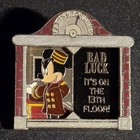 Disney Pin Tower Of Terror Bellhop Mickey Good Luck Bad Luck Wdw 2013 Le 1000