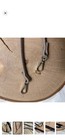 2-piece Replacement Handbag purse Straps Black   Beige Adjustable Detachable