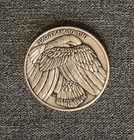 2015 North American Bald Eagle Art Round   2 Oz  999 Silver   rare   only 125 Struck 