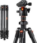 K f Concept 64  Carbon Fiber Camera Tripod Lightweight 36mm Ball Head 8kg Load