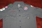Boy Scouts Of America Bsa Men s Shirt Venturing Green Small Poly nylon Vented