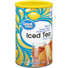 Great Value Natural Lemon Flavor Iced Tea Drink Mix  66 1 Oz-free Shipping