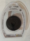 100 Ft  30 48 M  Telephone Modular Premium Phone Line Cord Black Extension Wire 