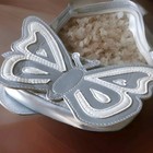 Butterfly Crossbody Shoulder Bag Purse Silver Gray White Small Womens Girls Kids