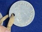 Wwi Usmc Dog Tags Set Of 2 With String 1918
