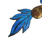 2 75  Qing Dynasty Kingfisher Feather Hair Pin Chinese Flower Coral Tian-tsui       