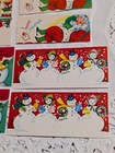 16 Vintage Christmas Gift Tags Snowmen Santa