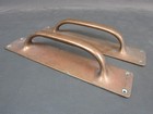 Antique Or Vintage 12  Cast Bronze Door Pulls Handles Spare Part