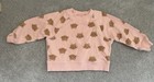 Hanna Andersson Cats Pink French Terry Sweatshirt 2t 85 Cm  read Description 