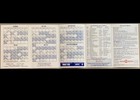 1996 New York Yankees Official Pocket Schedule World Series Champions 