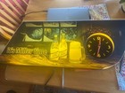 Vintage Miller Beer Sign 1970s  Clock And Light Are Great  36 Inches Wide