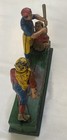 Baseball Mechanical Bank Cast Iron Pitcher Batter Catcher Hometown Battery Works