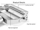 Stainless Steel Dual-blade Peeler    julienne Slicer Fruit   Vegetable Cutter Tool
