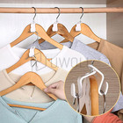 120 Pcs Clothes Hanger Connector Hooks Closet Hanger Organizer Space-saving Clip