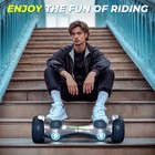 Electric Hoverboard 8 5in Bluetooth Led For All Terrains Electric Self-balancing