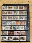 Lot Of New And Used Stamps From All Over The World  Off Paper q