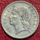Very Nice High Grade 1947 France 5 Francs Coin-agt211